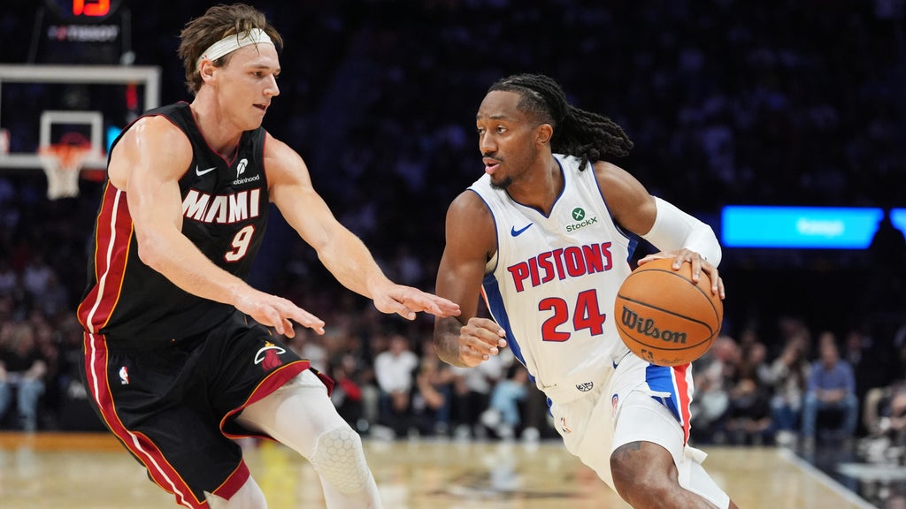 Giannis Antetokounmpo's 36 points not enough as Pistons beat Heat 128-111 to send Miami to 0-2 start — CBS Miami, Seoul Business news