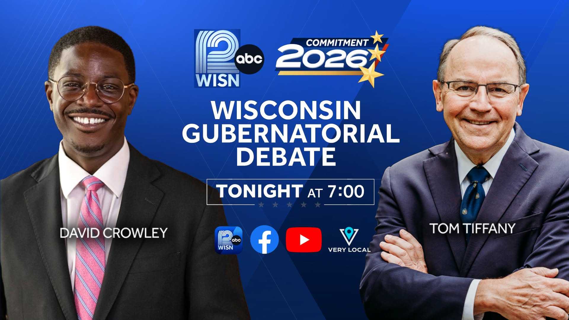 LIVE: Watch WISN 12's Commitment 2026 Wisconsin Gubernatorial Debate — WISN 12 Milwaukee