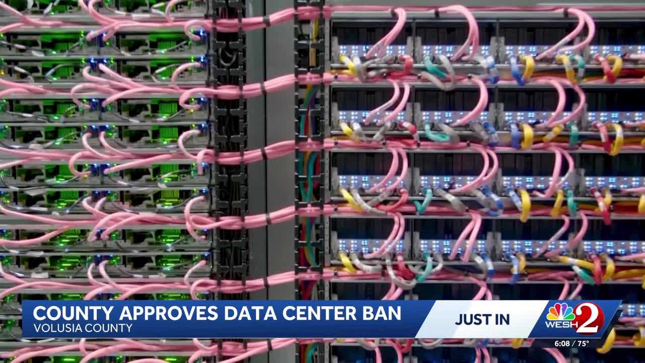 Volusia County bans large data centers in unincorporated areas — WESH 2 Orlando, Seoul Technology news